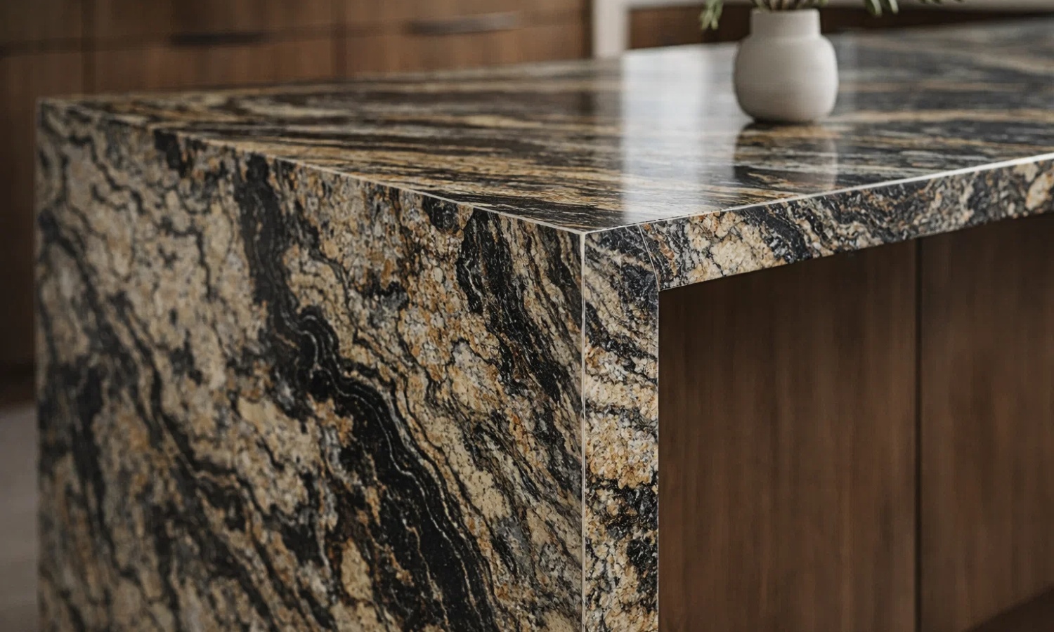 Orinocco Sensa Granite worktop in the kitchen