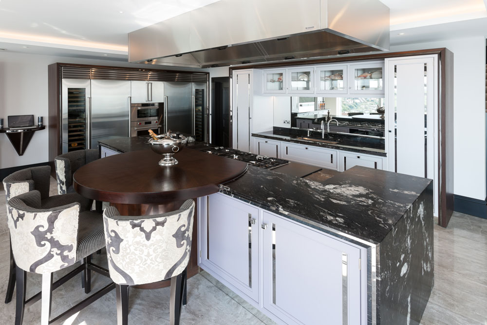 Cosmic Black Granite (cabinetry by Heaven & Stubbs)