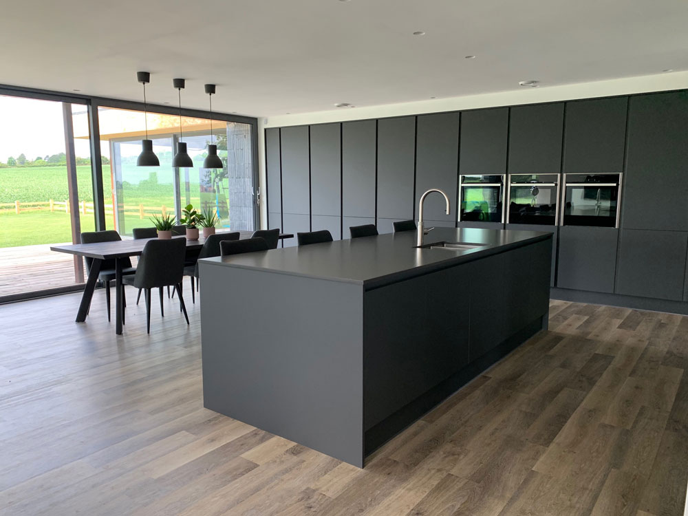 Silestone Marengo Suede (cabinetry by Smedley Interiors)