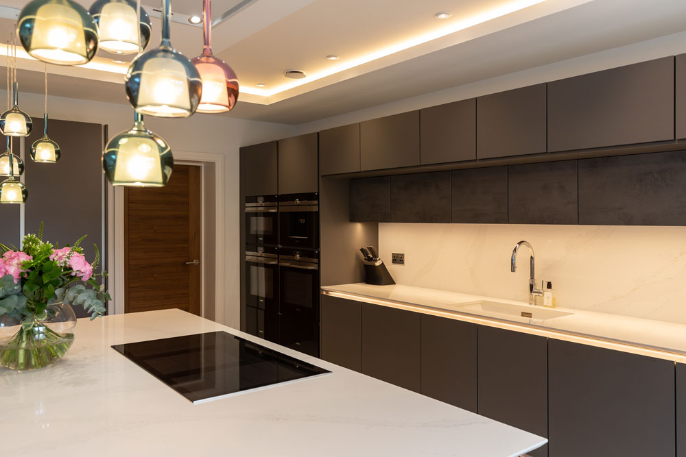 Silestone Eternal Calacatta Gold (cabinetry by Audus Kitchens)