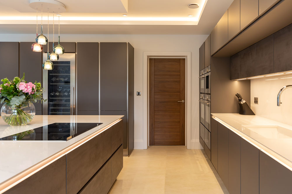 Silestone Eternal Calacatta Gold (cabinetry by Audus Kitchens)
