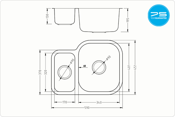 ETRODUO 589/450U BBR Sink