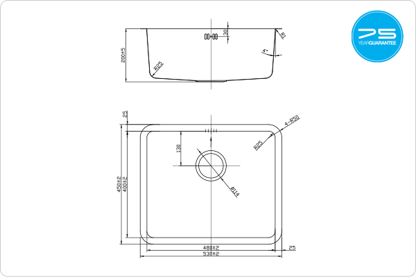 LUXSOUNO25 480U Sink