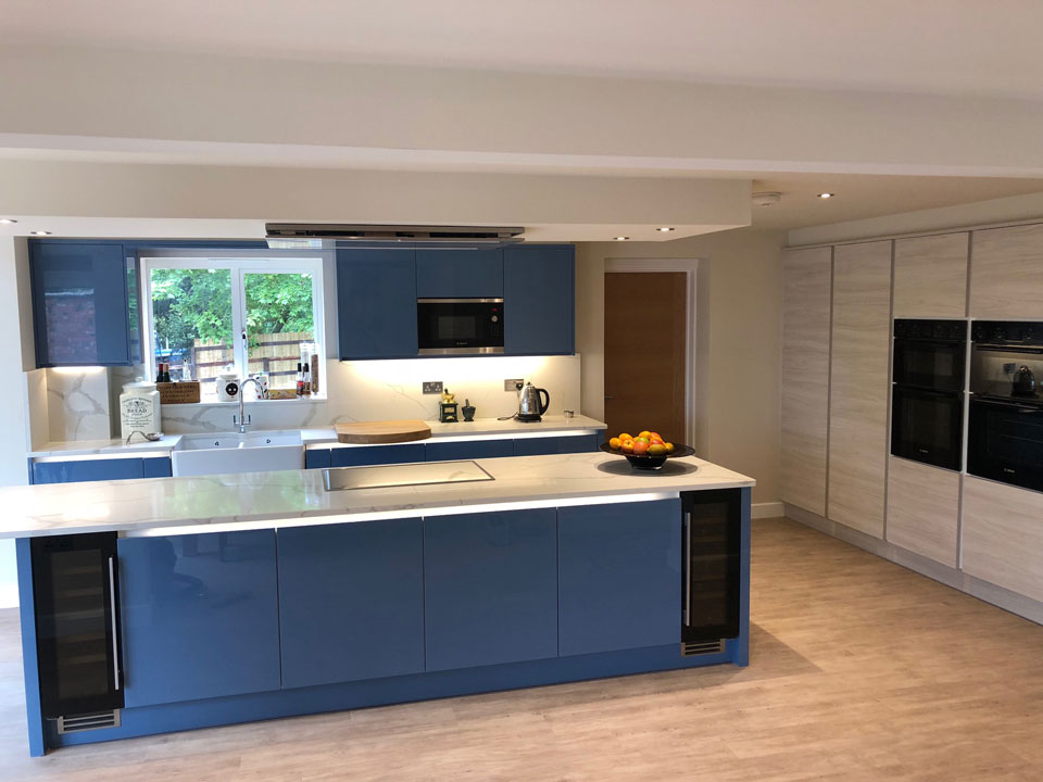 AG Quartz Blanco Calacatta (cabinetry by Paul Rowles Kitchens)