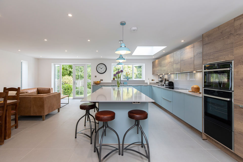 Silestone Niebla (cabinetry by Audus Kitchens)