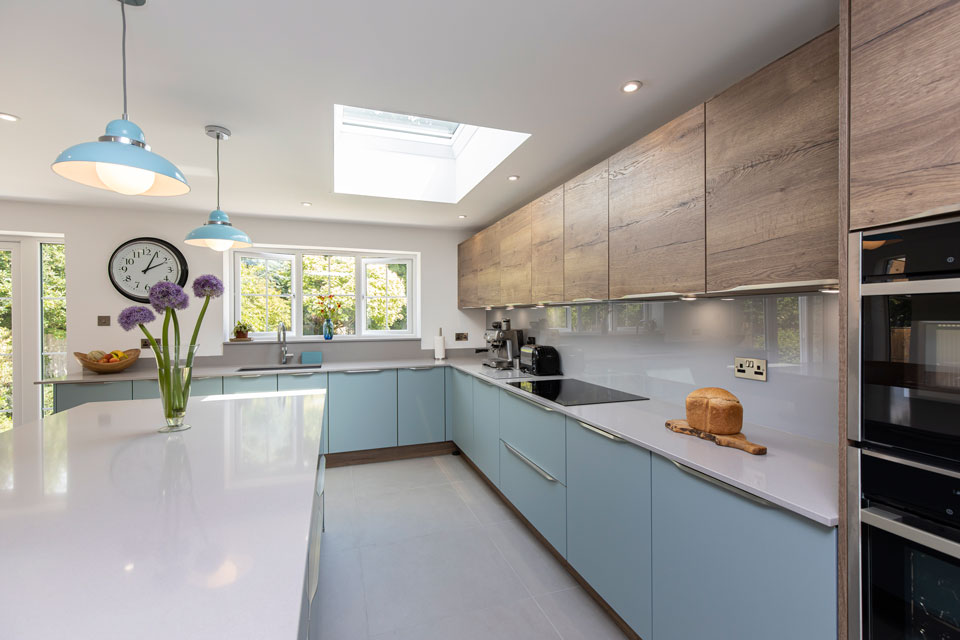 Silestone Niebla (cabinetry by Audus Kitchens)