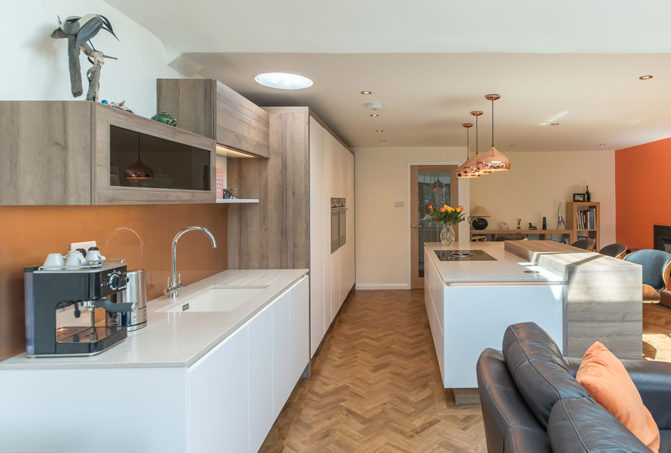 Silestone Blanco City (cabinetry by Audus Kitchens)