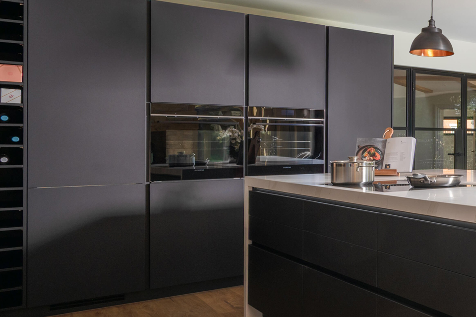 AG Quartz Calacatta Luxo (cabinetry by Audus Kitchens)