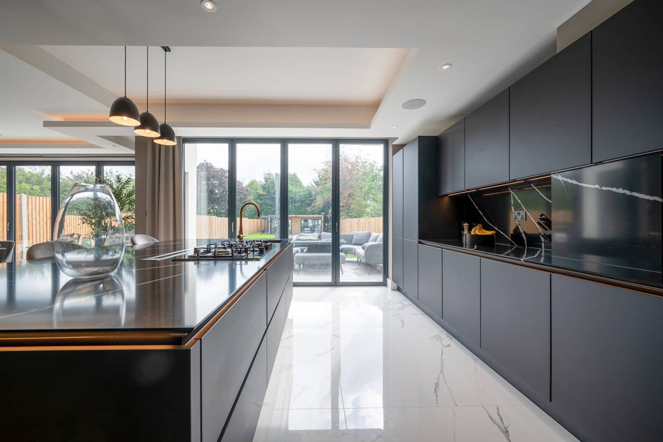 Silestone Eternal Marquina (cabinetry by Audus Kitchens)