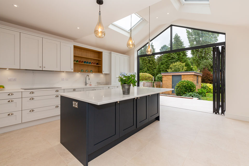 Silestone Eternal Calacatta Gold (cabinetry by Audus Kitchens)