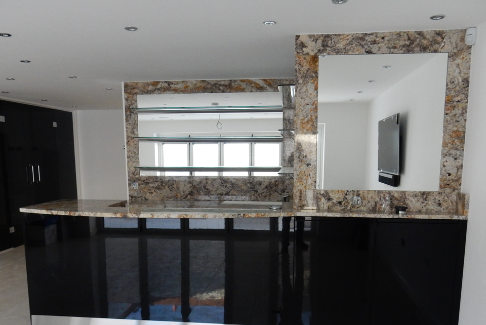 Betularie Granite (cabinetry by Jota Kitchens)
