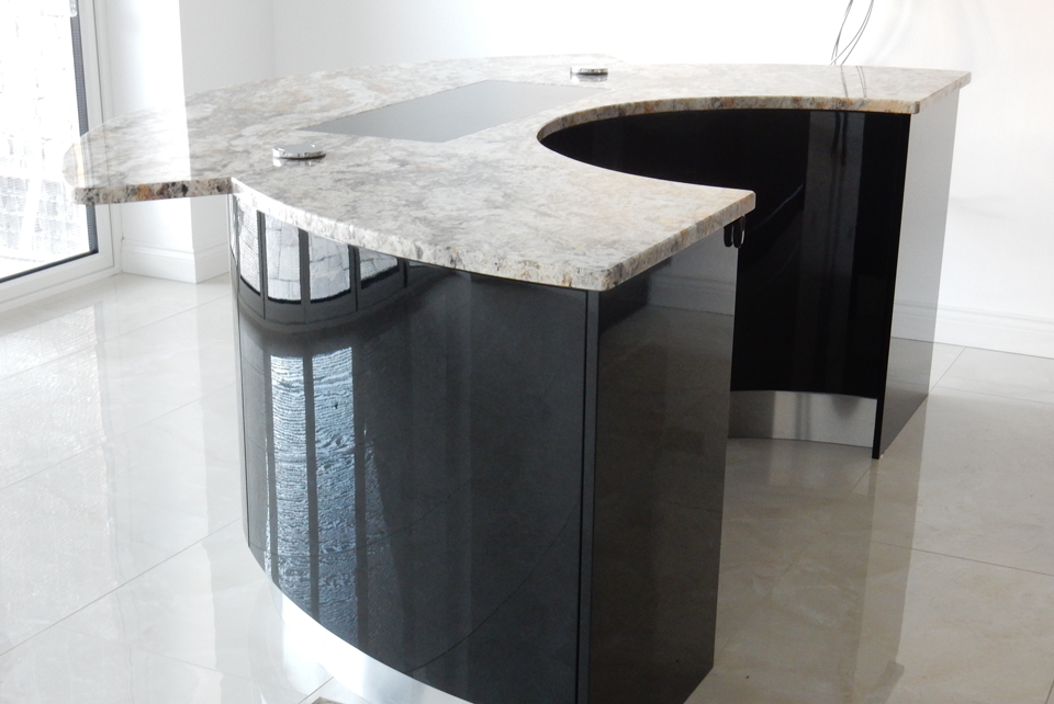 Betularie Granite (cabinetry by Jota Kitchens)