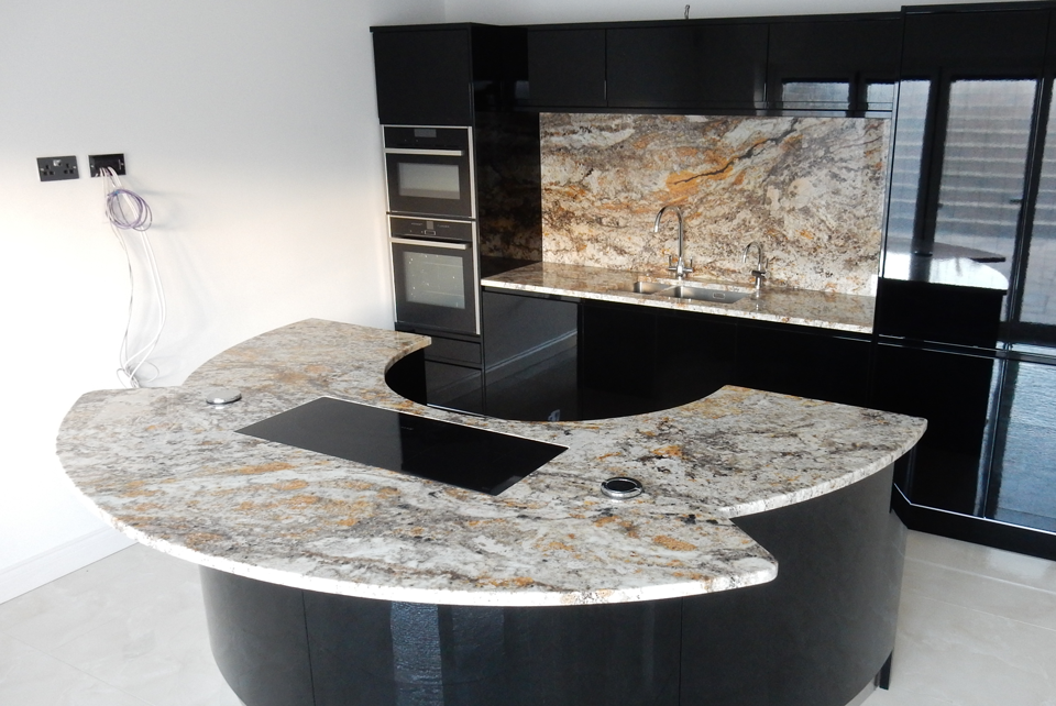 Betularie Granite (cabinetry by Jota Kitchens)