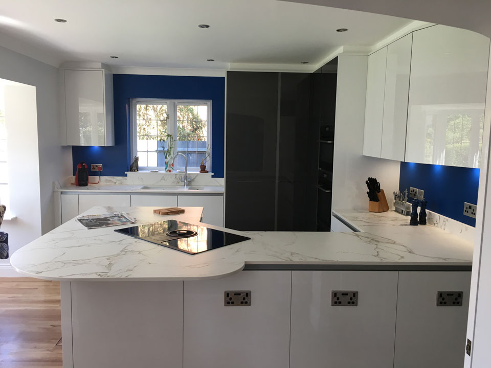 Dekton Entzo (cabinetry by Neil's Kitchens)