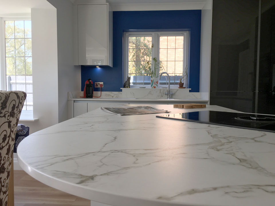 Dekton Entzo (cabinetry by Neil's Kitchens)