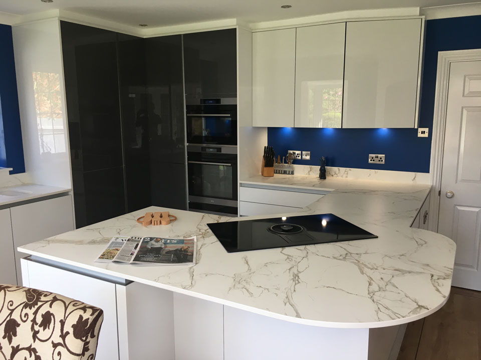 Dekton Entzo (cabinetry by Neil's Kitchens)