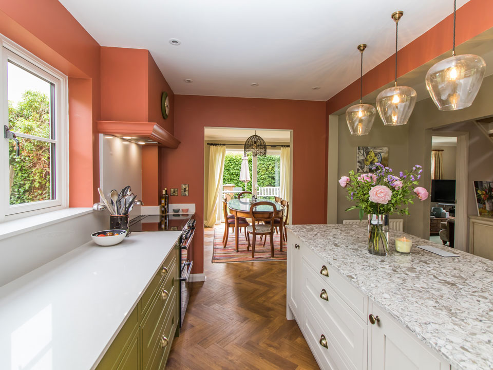 AG Quartz Blanco Snow and Montclair (cabinetry by Paul Rowles Kitchens)