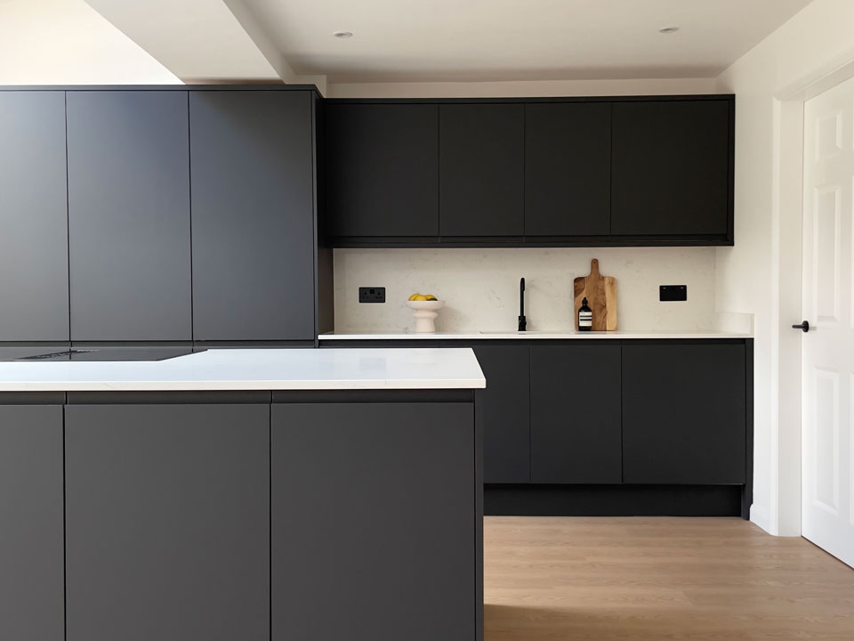 AG Quartz Blanco Carrara Q (cabinetry by Sub Blue Ltd)