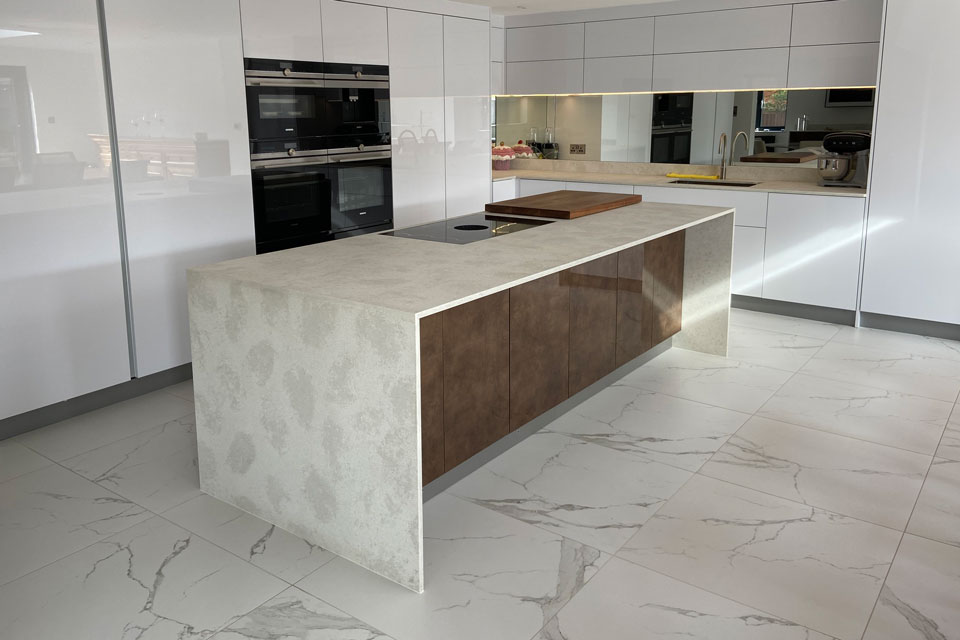 AG Quartz Vanilla Concrete (cabinetry by Thomas Charles Grant)