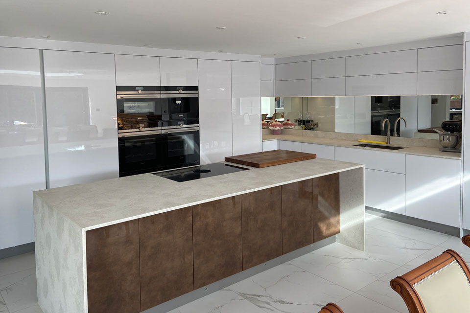 AG Quartz Vanilla Concrete (cabinetry by Thomas Charles Grant)