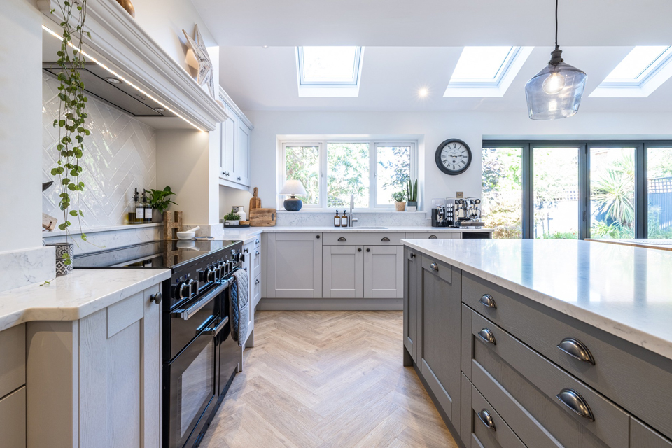 AG Quartz Fusion White (cabinetry by Zest Kitchens)